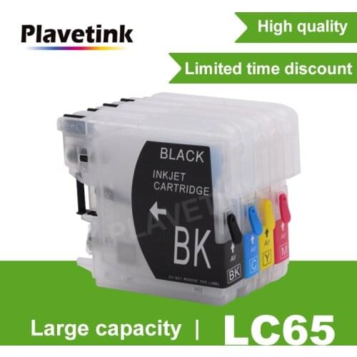 Plavetink Printer Ink Cartridge LC 65 16 38 61 67 980 990 1100 For Brother LC65 XL DCP-J140W 145C 165C 185C 195C 197C 365CN