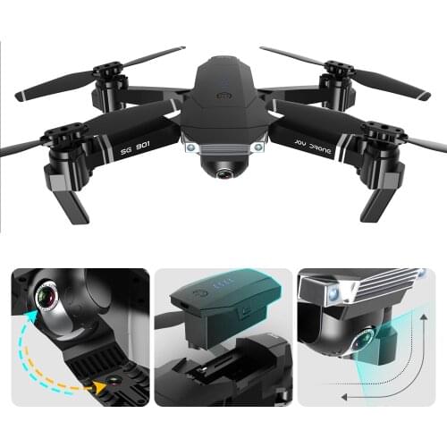 Drone with Wifi FPV 1080P 4K HD Dual Camera Optical Flow RC Quadcopter Follow Me Mini RC Drone VS DJI MAVIC 2 PRO AIR E520S