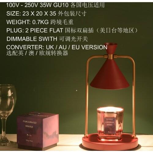 Candle Warmer Electric Wax Melt Lamp Waxing Burner Fragrance Burner Aromatherapy Lamp Table Lamp Small Night Lamp For Spa Club