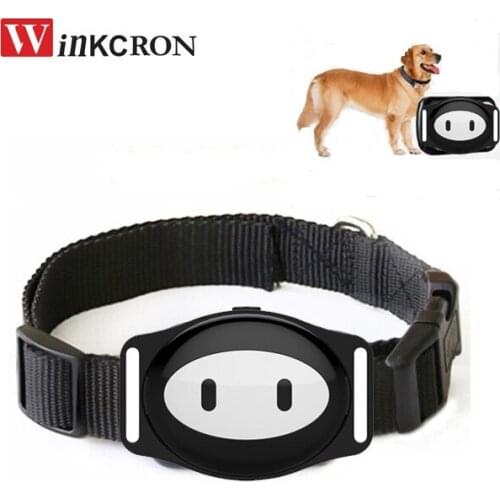 Mini Pet GPS Tracker D69B with Collar for Pets Cat Dog 4 Frequency GPRS GPS+LBS Dual Location with Free APP