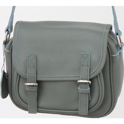 Fashion Small Bags Women Messenger Bag England Style Genuine Leather Satchel Solid Color Female Shoulder Crossbody Bag Ladies
