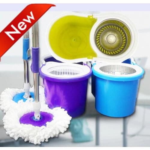 Purple mop and bucket with spin cycle S600PU