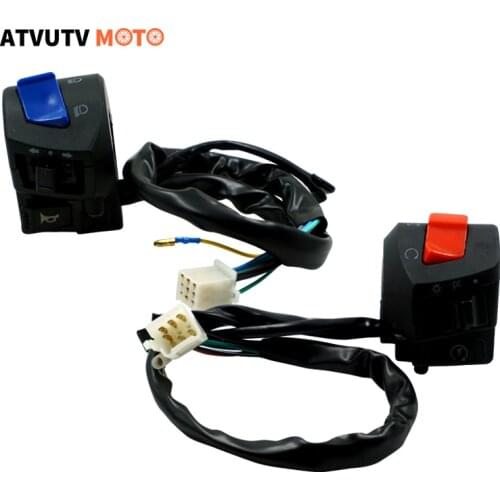 Motorcycle Switch 7/8"22mm Handle Bar Switches Horn Turn Signal Headlight Fog Light Electric Start For Honda CB400 Gy6