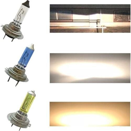 Car Light H4 H7 Auto Halogen Lamps Bulb Fog Lights 55W 100W 2700K 4300K 6000K 12V Motercycle Car Halogen Bulb Ampoule