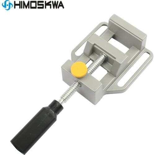 Aluminum Alloy Flat Vise For Electric Drill Stand 8010 Tongs Mini Home Use Flat Tongs Bench Vise