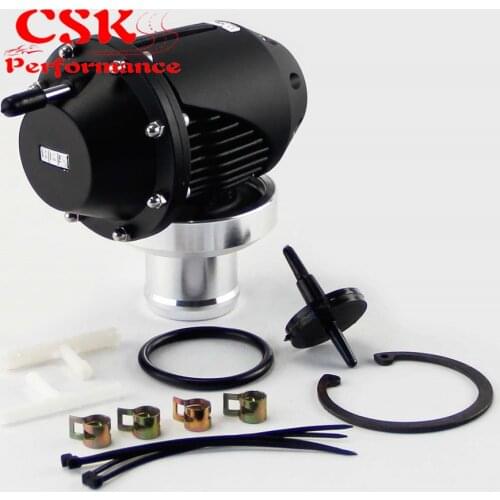 Universal BOV SQV SSQV 2 II Car Turbocharger Turbo Blow Off Valve Black