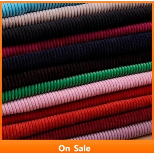 Corduroy Fabric Good Quality Soft Skin-friendly Ribs Solid 50*145cm for Jacket Cap Overalls