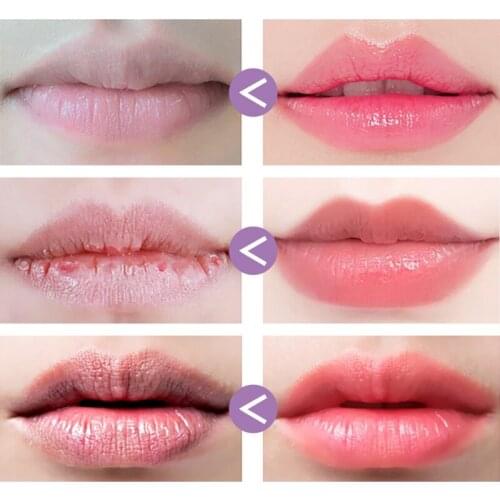 9g Lavender 2 In 1 Double Effect Exfoliating Moisturizing Lip Sleeping Mask Balm 50JF