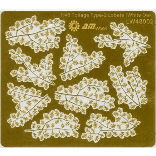 1:48 Scale Foliage Type-2 Lobate (White Oak) fret size 8X10cm