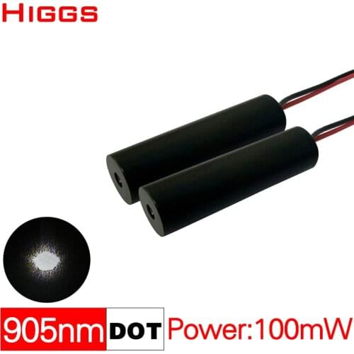 High quality 905nm 100mw infrared dot laser module IR CS Pistol Launcher Robot Positioning Radar Infrared Ranging Laser Head