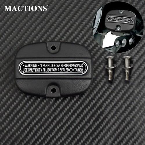 Motorcycle Rear Brake Master Cylinder Cover Matte Black For Harley Touring 2008-2018 Ultra Limited Road Glide FLTR Road King