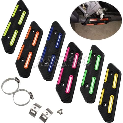 Universal Motocross Exhaust Heat Shield Header Pipe Straight Section Protective Cover for Dirt Bike ATV for KXF250 CRF250SXF250