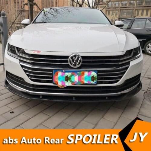 For CC ABS Rear Bumper Diffuser Protector For 2019 Volkswagen CC Body kit bumper rear Front shovel lip rear spoiler