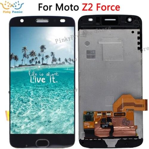 5.5" Black White LCD FOR Motorola MOTO Z2 Force XT1789 LCD Display with Touch Screen Digitizer Assembly xt1789-05 Z2 Force LCD