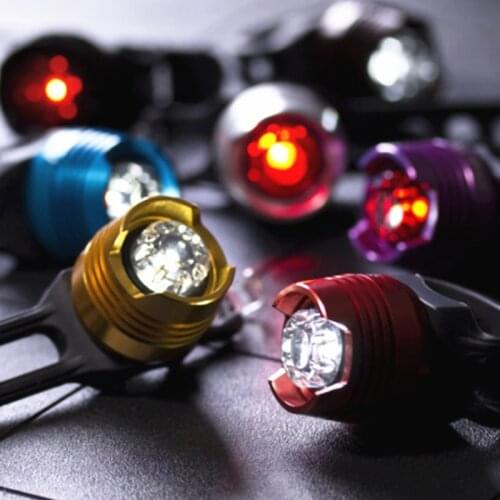 2021 Bike Light Safety Warning Lamp Waterproof Bike Bicycle Rear Tail LED Helmet Cycling FlashLight Cycling Safety Warning Light