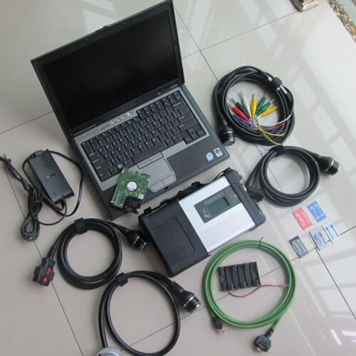 2020.12V software for Mb Star C5 D.T.S V 500G HDD in Laptop D630 with SD Connect Compact 5 auto scanner diagnostic tool