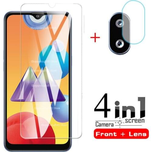 4 IN 1 Tempered Glass for Samsung Galaxy M01S SM-M017F Screen Protector for Samsung M 01S Camera Glas for Samsung M01 S Glass