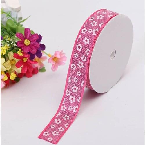 DIY Clothing Supplies Ribbon 2.5cm Denim Small Circle Hairpin Sewing Cotton Fabric Commemorative Matching Decorative Ribbon