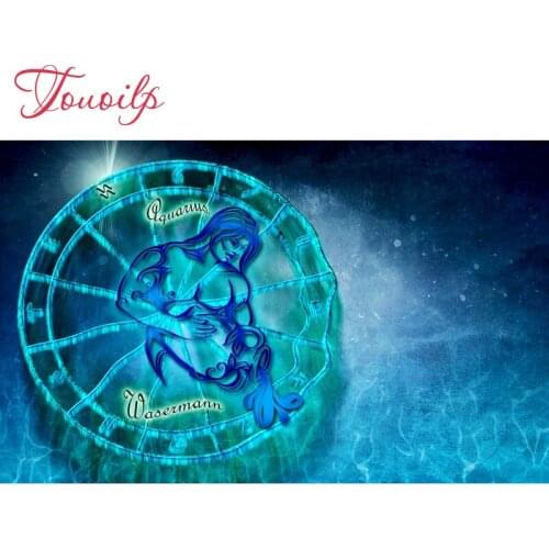 Diy 5d full spuare&round diamond painting mosaic "Aquarius" Cross Stitch Kits diamonds embroidery Home decoration Halloween