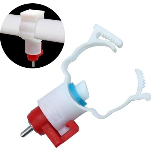 20 Pcs Chicken Waterer Cups Nipples Red Waterer Hanging Cups Bird Quail Duck Hen Chicken Watering Cups Poultry Feeding Tools