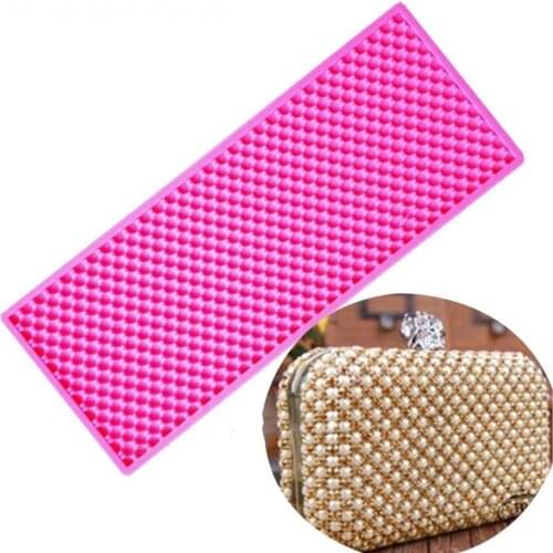 Polymer Clay Mold Silicone Pearl Mat Gem Jewelry Moulds Border Design Fondant Plaster Resin Molds Cake Diy Art Decorating Tool