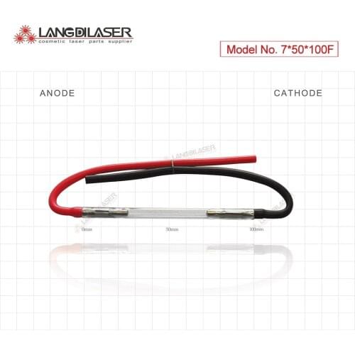 Ipl flash lamp for repair ipl hand piece , size : 7*50*100F - wire ( 10 pieces order )