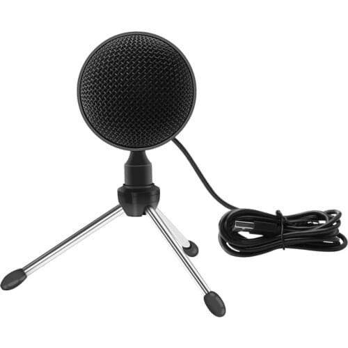 Professional Microphone Condenser For Computer Laptop PC USB Plug Stand Studio Podcasting Recording Microfone