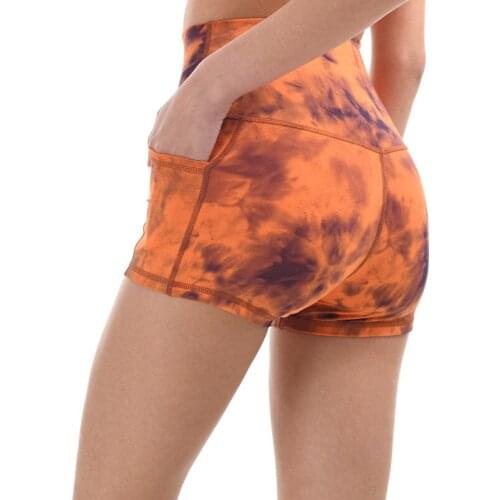 Sport Shorts Tie-Dye Gym Causal Yoga Fitness Sport Shorts Women Workout Elastic Leggings Training Running Leggings Sport Pants