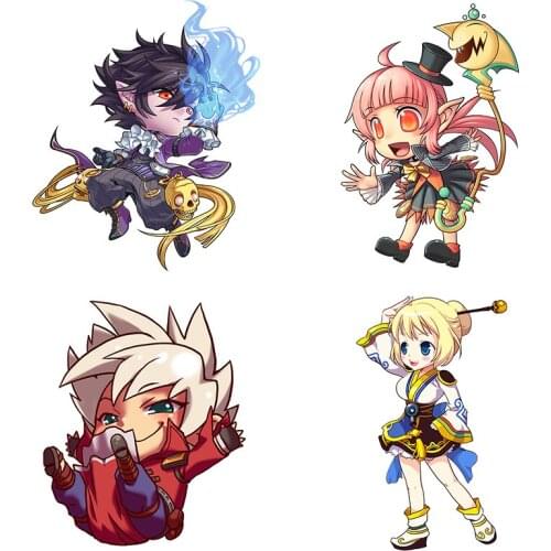 Three Ratels CDM350 Hot game Cartoon animation characters wall stickers home decoration living room car sticker laptop decals