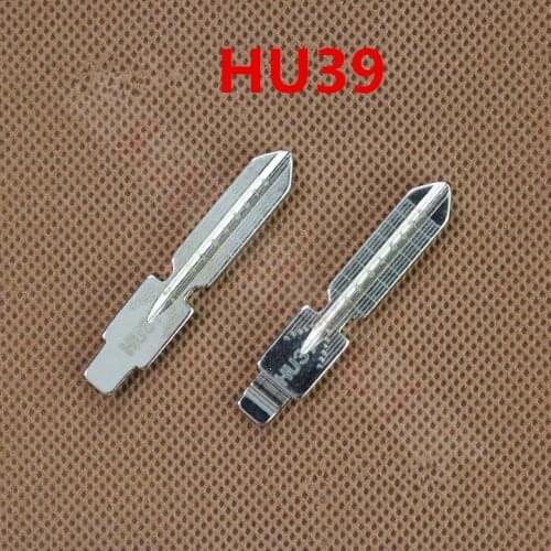 Engraved Line Key For 2 in 1 LiShi/HU39 Scale Shearing Teeth Blank Key NO.11 For Benz [10pcs]