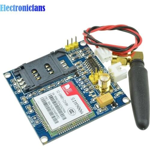 1 Set SIM900A 1800/1900 MHz Wireless Extension Module GSM GPRS Board + Antenna Serial Port Circuit