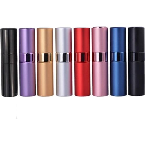 1Pcs 15ml Perfume Bottle Mini Portable Travel Refillable Perfume Atomizer Bottle Nozzle Spray Scent Pump Housing 6 Color Bottle