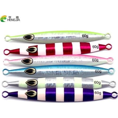 2017 New 1PCS Metal Jigging Spoon 60g 3D Eyes Artificial Bait Boat Fishing Jig Spoon Lures Super Hard Lead Fish Fishing Lures