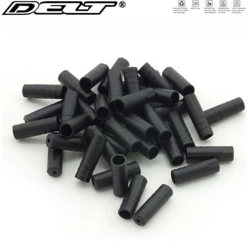 4.0mm Mountain ROAD Fixed Gear MTB Bike Bicycle Derailleur Shift Cable Housing End Caps Tips Black 100pcs Accessories