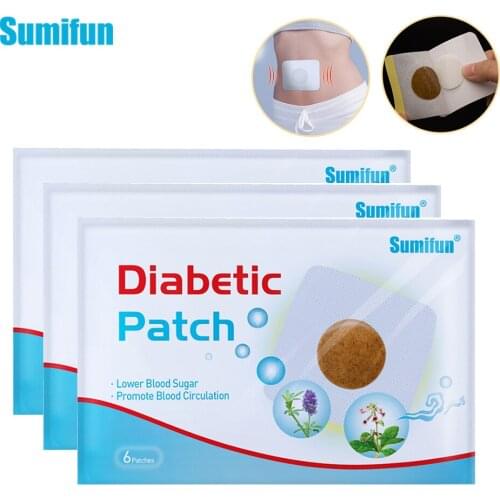 18pcs Sumifun Natural Herbal Extract Diabetic Patch Blood Glucose Sugar Stickers Balance Stabilizes Blood Sugar Level Plaster