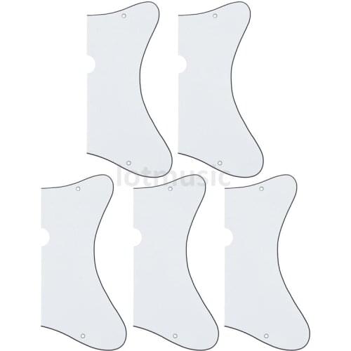 5 pcs White Guitar Pickguard 3Ply For DANELECTRO U2 Replacement