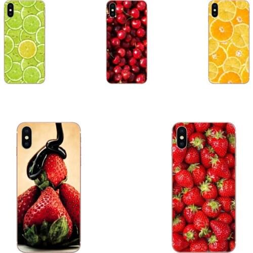 TPU Cases Covers For Xiaomi Mi A1 A2 A3 CC9 CC9E 9T mi10 mi9 mi8 pro lite SE Lovely Strawberry Litchi Cherry Kiwi Fruit