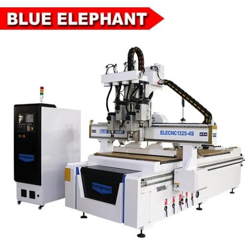 Jinan Multi Spindles Wood CNC Router High Speed New Type Four Spindles Woodworking CNC Router For Furniture