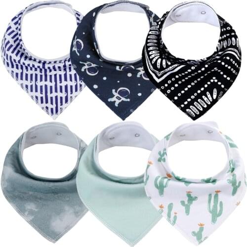 Bibs for kidsAbsorbent Cloth Soft Cotton Print Cartoon Multi Designs Towel Adjustable Diffrent Styles Feeding burp cloth