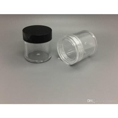 10G ML Round Plastic Cream Empty Jar Cosmetic Container Sample Jar Display Case Cosmetic Packaging 10ML Mini plastic bottle