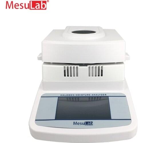 Mesulab Discount price with CE 100g/1mg Touch Screen halogen moisture balance tester soybean seed grain moisture analyzer
