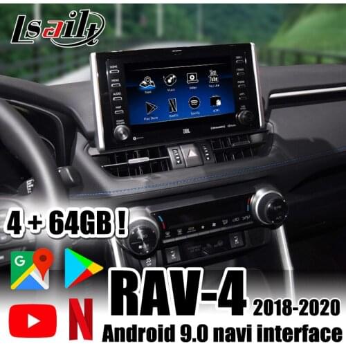 PX6 Lsailt Android 9.0 multimedia video interface for Toyota RAV-4 2018-20 with Navigation, YouTube , Netflix Camry , Avalon