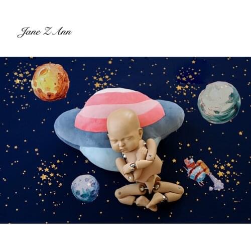 New arrival Space modeling pillow spaceship planet rocket newborn photography props creative studio shooting assist