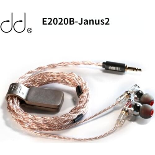 DD E2020B-Janus2 Dynamic Earphone New Janus Support MMCX/2 Pin 0.78 Earbuds