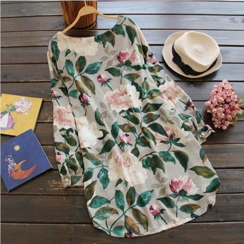 Zanzea Vadim Vestidos Mujer Dress Women Direct Selling Free Shipping 2020 New Cotton Linen Female Sweet Print Ladies