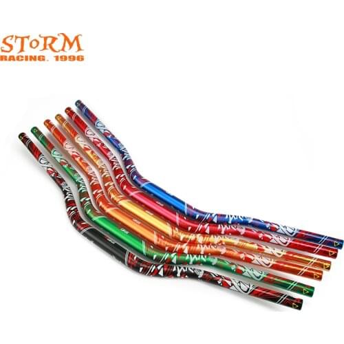 11/8" 28mm Direction Handle Bar Handlebar Printing For Honda KTM Yamaha Kawasaki Suzuki Dirt Bike Motocross Enduro Supermoto ATV