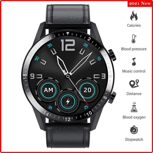 Relógios Inteligentes Answer Call Bluetooth Fitness Tracker 1.28 Inch Full Round IP 67 Waterproof Whatsapp Line Push Smartwatch