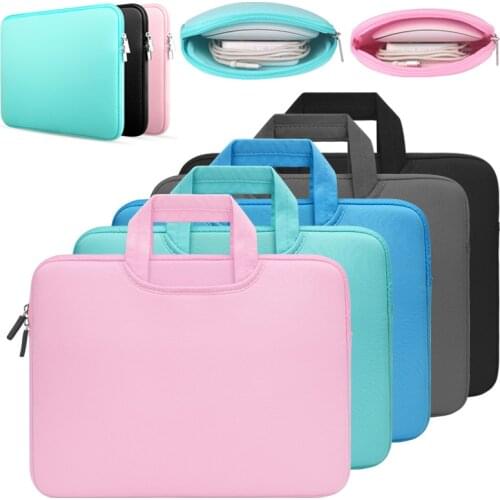 Handbag With Storage Bag For Mac book Xiaomi ASUS Lenovo 11 12 13 14 15 15.6 Laptop Sleeve Bag For Macbook Pro 16 Case 2020 New