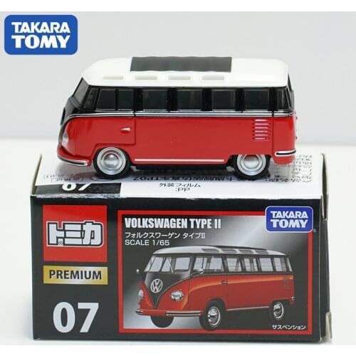Takara Tomy Tomica Premium 1:65 Volkswagen Type II T2 Van Minibus Alloy Diorama Car Model Collection Miniature Carros TP07 Toys