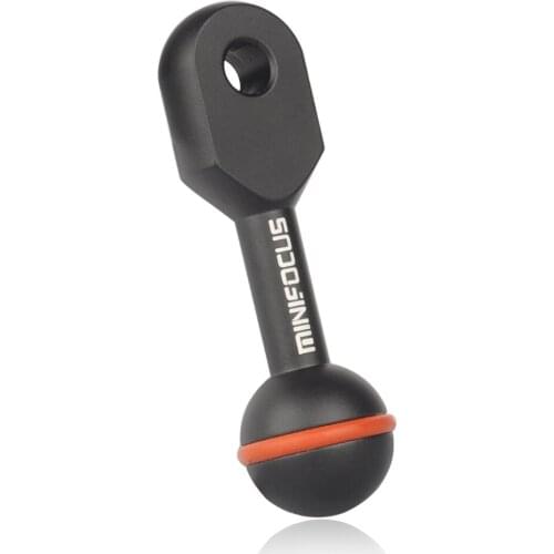 1" Ball to YS Head Clip Arm for Gopro Action Underwater Video Camera Light Diving Joint Ball Head Butterfly Clip Adapter Mount